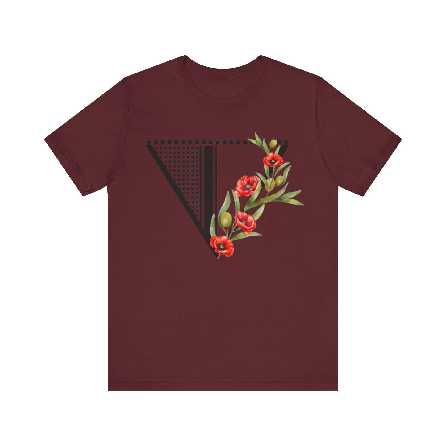 Mandala Palestine Jersey Tee - Stylish & Versatile Summer Top