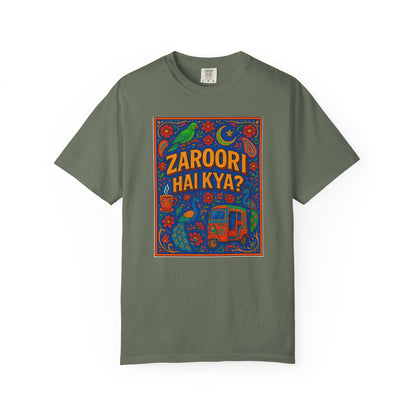 Zaroori Hai Kiya Graphic T-Shirt, Fun Casual Wear, Pop Culture Style, Gift for Friends, Everyday Comfort, Unique Statement Tee