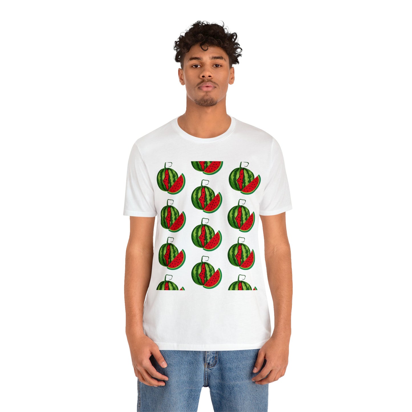 Unisex Jersey Short Sleeve Tee watermelon palestine