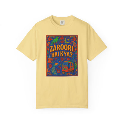 Zaroori Hai Kiya Graphic T-Shirt, Fun Casual Wear, Pop Culture Style, Gift for Friends, Everyday Comfort, Unique Statement Tee
