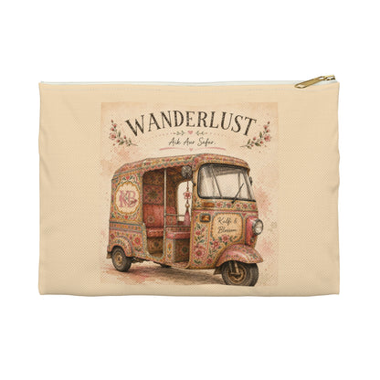 Wanderlust Floral Tuk Tuk Accessory Pouch