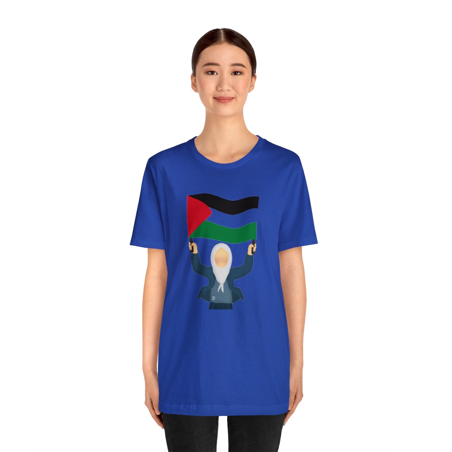 Support Palestine Unisex Jersey Short Sleeve Tee