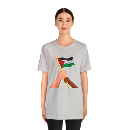 Support Palestine Unisex Jersey Short Sleeve Tee