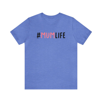 Mum Life Jersey Short Sleeve Tee