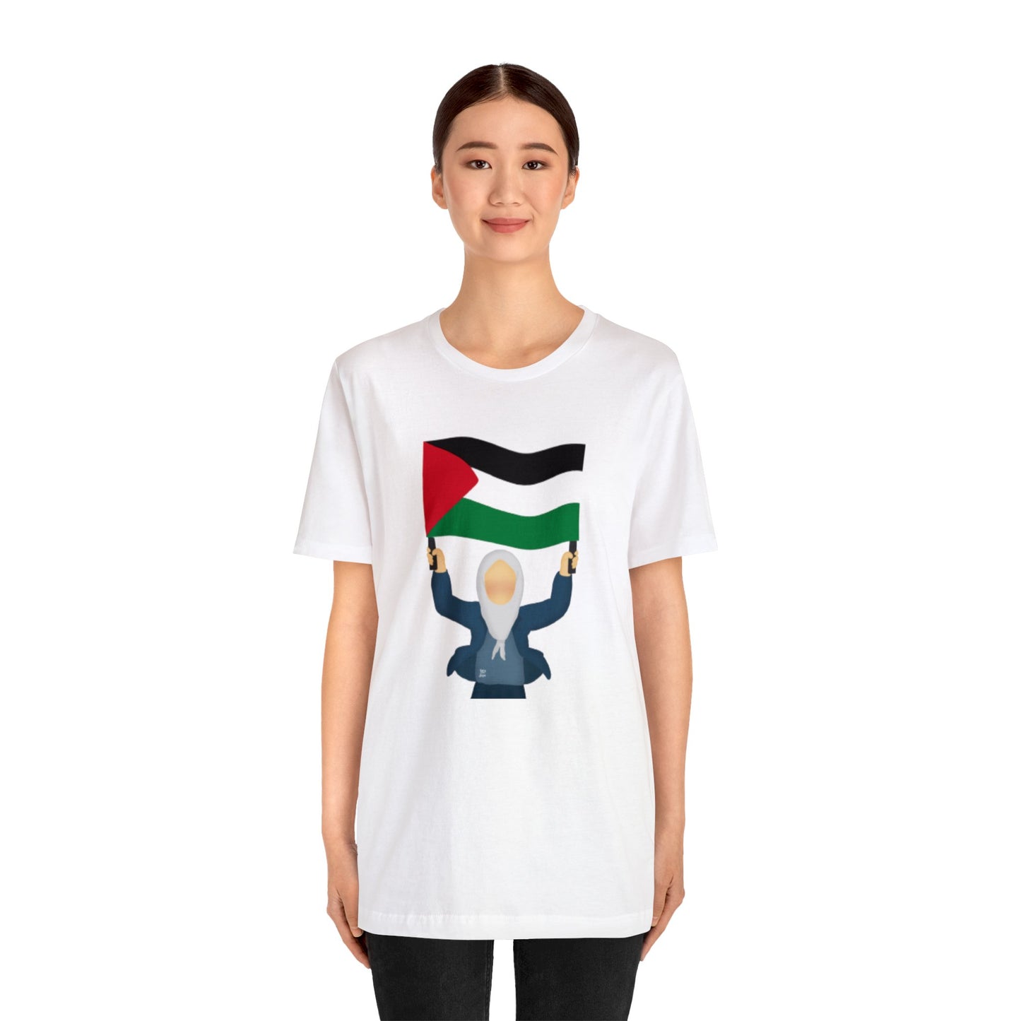 Support Palestine Unisex Jersey Short Sleeve Tee