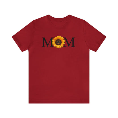 Mom Sunflower Jersey Short Sleeve Tee