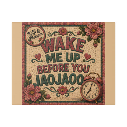 Wake Me Up Before You Jaojaoo Stretched Canvas Wall Art