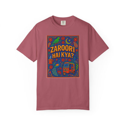 Zaroori Hai Kiya Graphic T-Shirt, Fun Casual Wear, Pop Culture Style, Gift for Friends, Everyday Comfort, Unique Statement Tee