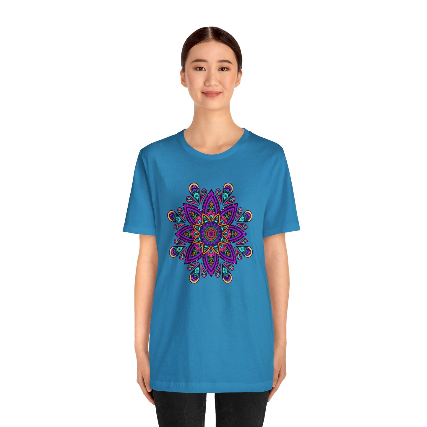 Fnnky Mandala Jersey Short Sleeve Tee