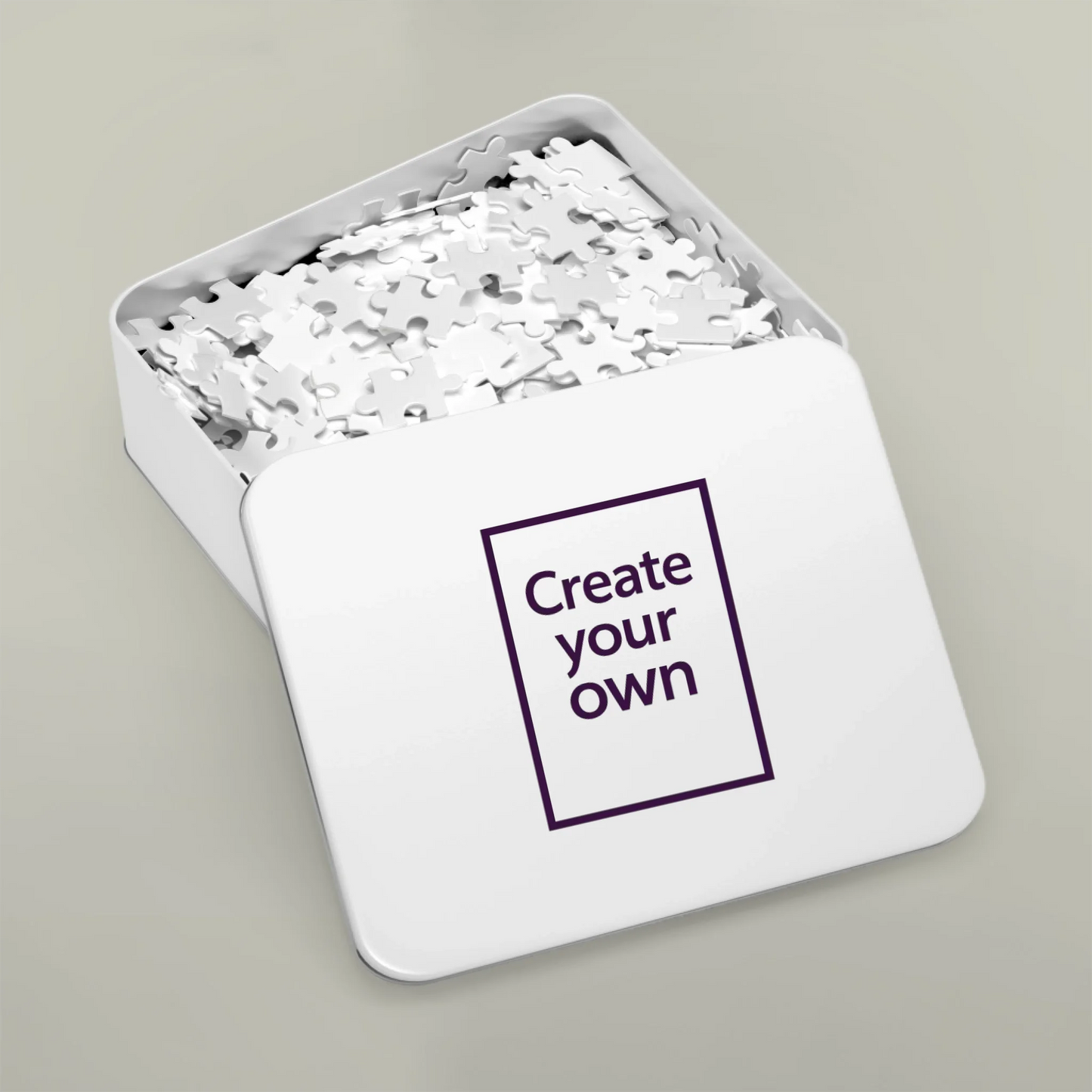 Jigsaw Puzzle with Tin