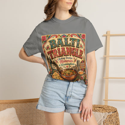 Balthi Triangle Vintage Indian Food T-Shirt