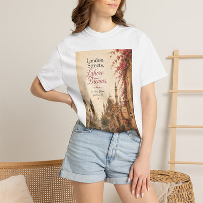 London Streets Vintage Tee — 'London Streets, Labor Dreams' Scenic Graphic T‑Shirt