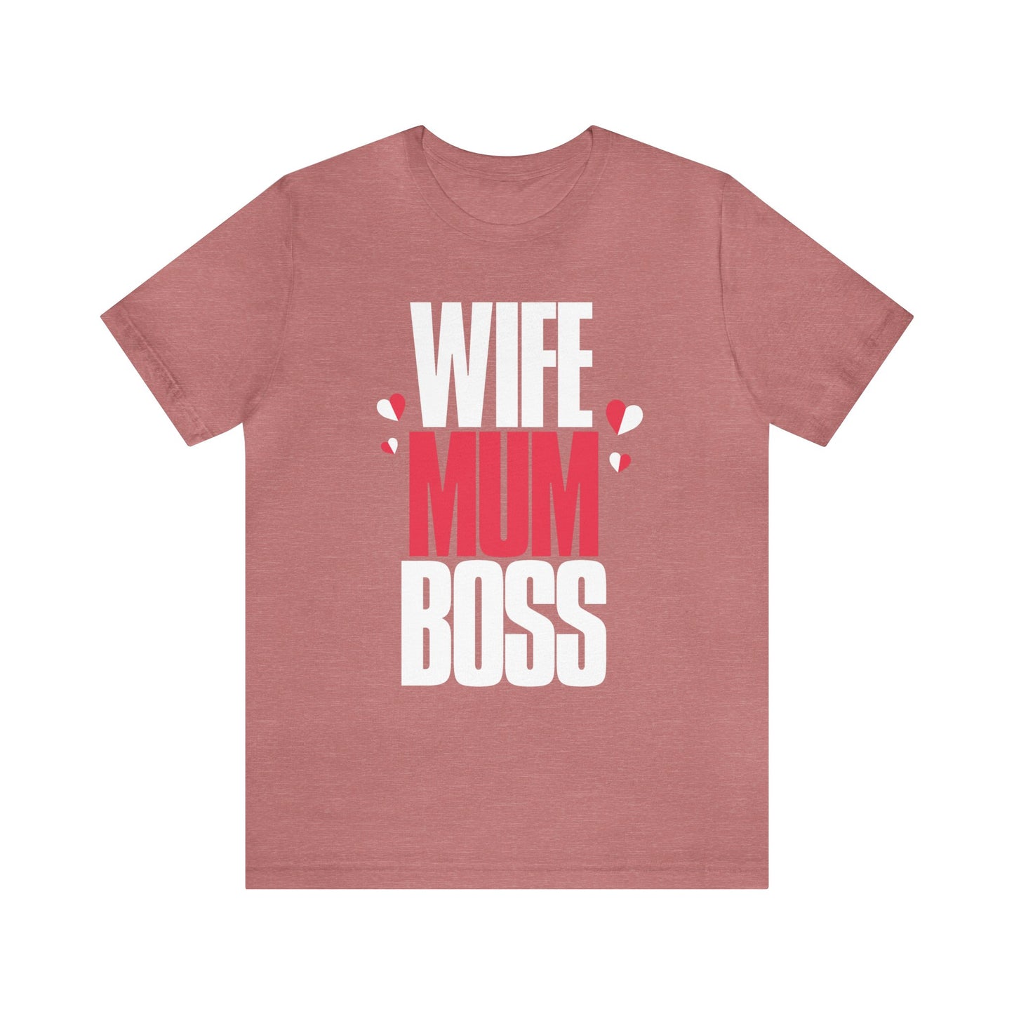 Wife mum boss Jersey Short Sleeve Tee