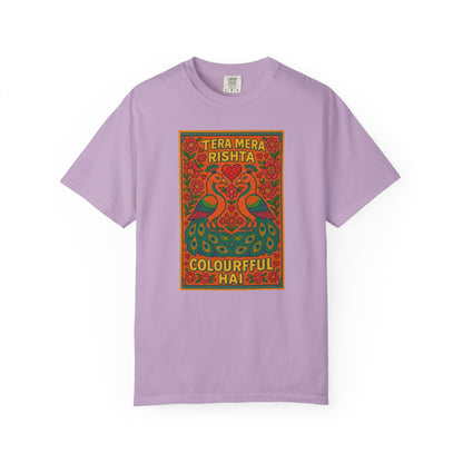 Tera Mera Rishta T-Shirt, Unisex Graphic Tee, Casual Wear, Festive Gift, Ethnic Design, Summer Top
