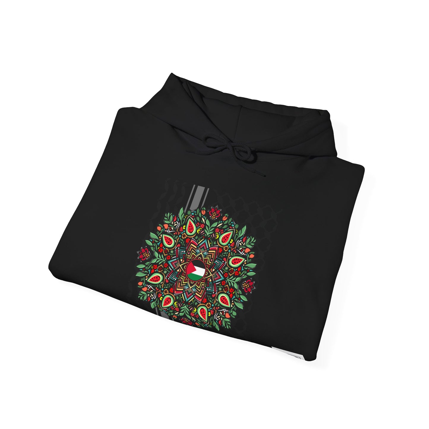 Keffiyah mandala palestine Heavy Blend Hooded Sweatshirt