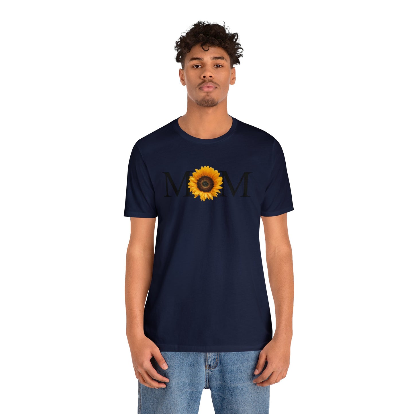 Mom Sunflower Jersey Short Sleeve Tee