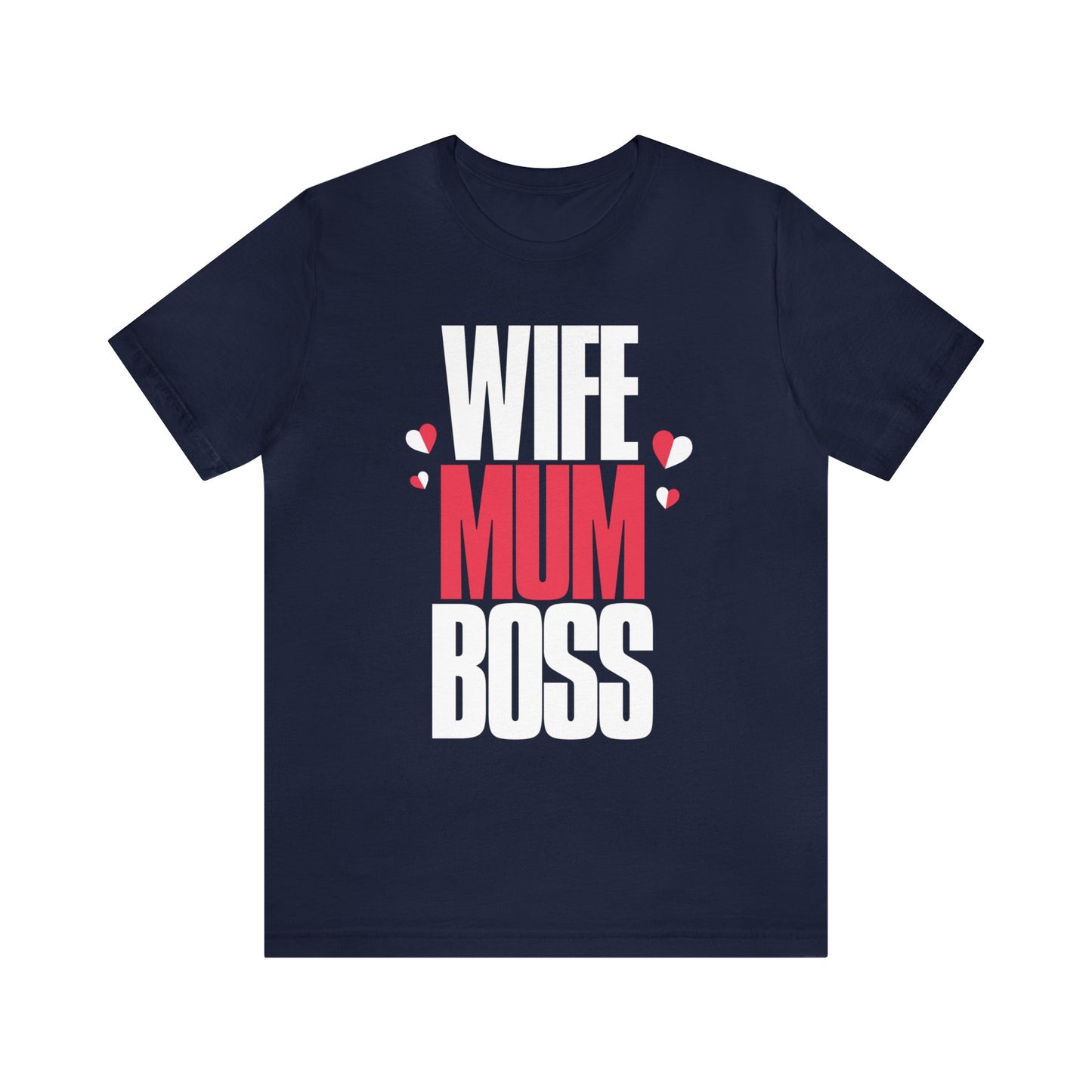 Wife mum boss Jersey Short Sleeve Tee