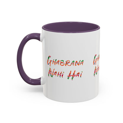 Ghabrana Nahi Hai Accent Coffee Mug