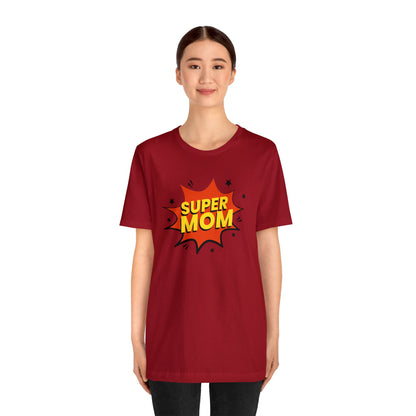 Super mom Jersey Short Sleeve Tee