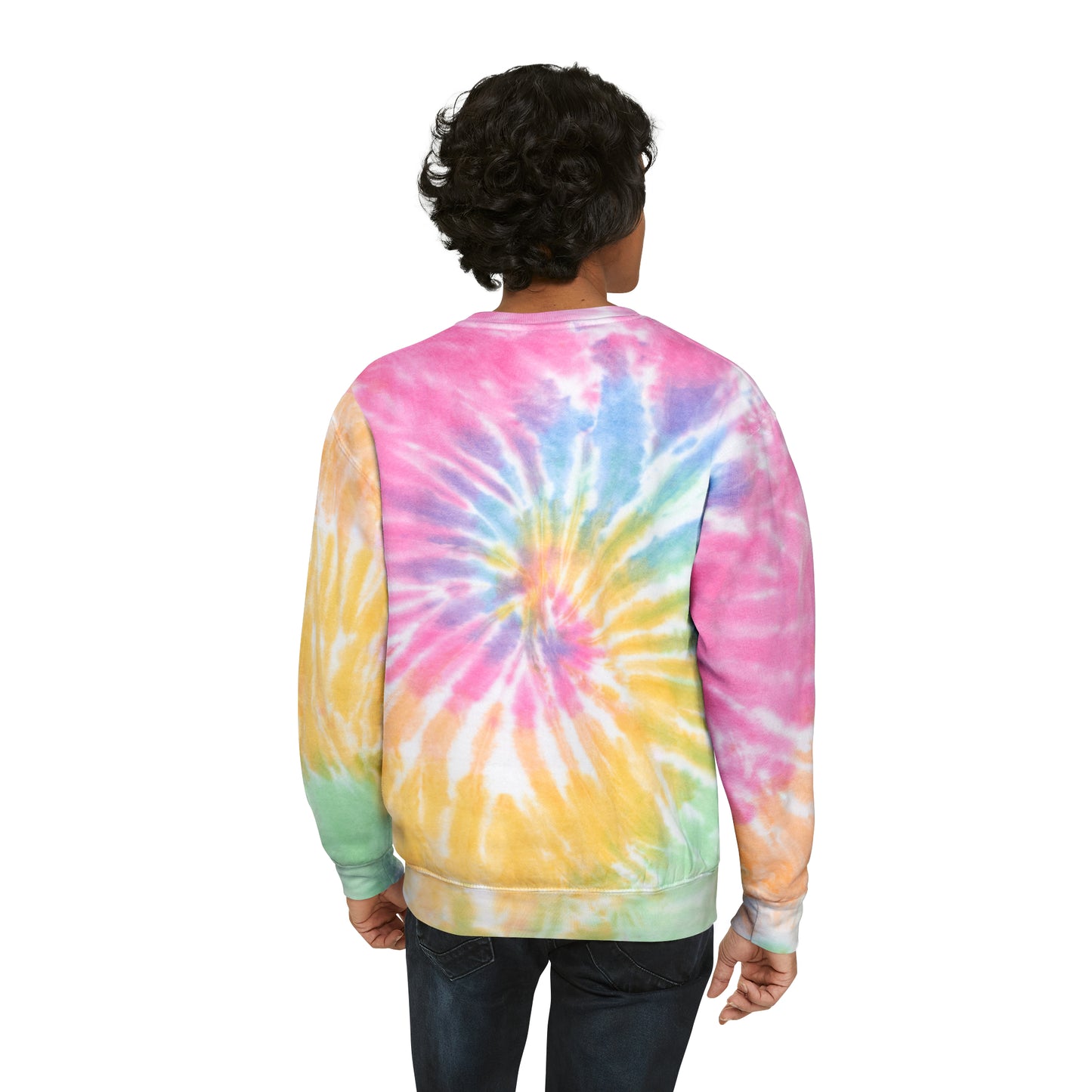 Unisex Tie-Dye Sweatshirt 'Warning I'm manifesting magic, brace yourself'