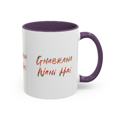 Ghabrana Nahi Hai Accent Coffee Mug