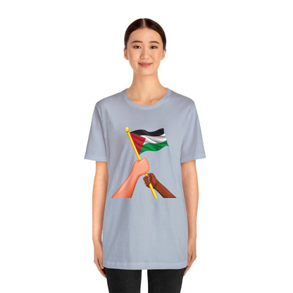 Support Palestine Unisex Jersey Short Sleeve Tee
