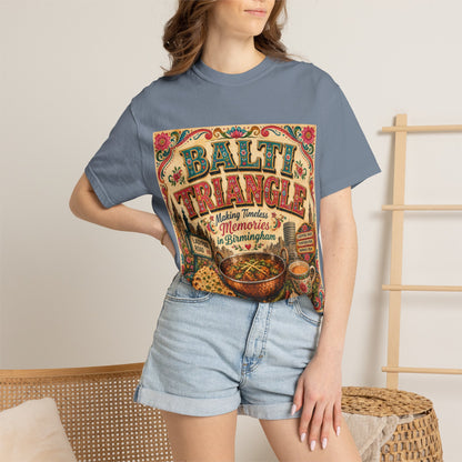 Balthi Triangle Vintage Indian Food T-Shirt