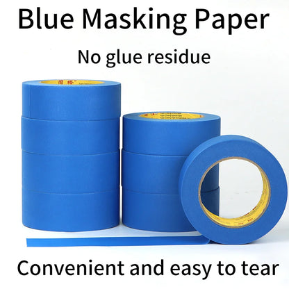 Blue Painter Masking Tape For Painting Edges Trim Wall Ceiling Finishing Clean Release