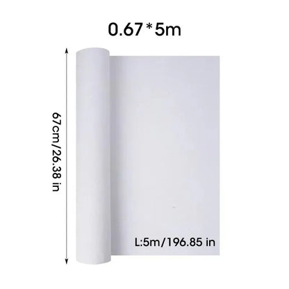 5M/Roll Cotton Canvas Roll,White Blank Specialized Suitable for Oil Painting,Acrylic Pigments