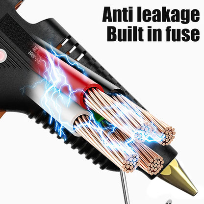 150W Industrial Grade Hot Melt Glue Gun Fast Heating For DIY Craft Jewelry Making