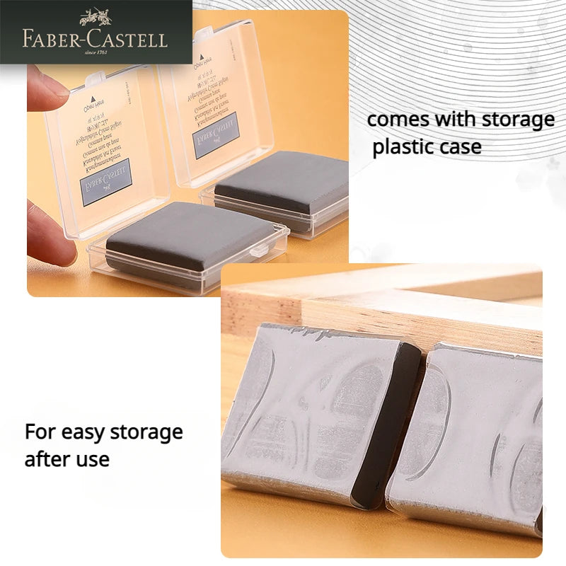 1Pc Faber-Castell  Drawing Art Kneaded Erasers for Correcting,Lightening Charcoal Pencil and Pastel Artists Works
