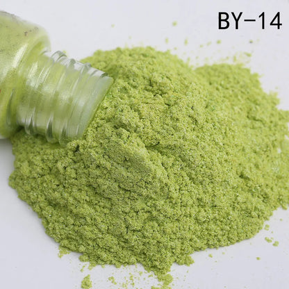 126colors Natural Mica for Soap Colorful Pearlescent Powder Pigment Mica Nail Glitter Pearl Powder epoxy resin