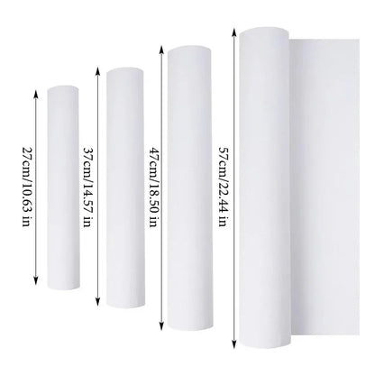 5M/Roll Cotton Canvas Roll,White Blank Specialized Suitable for Oil Painting,Acrylic Pigments