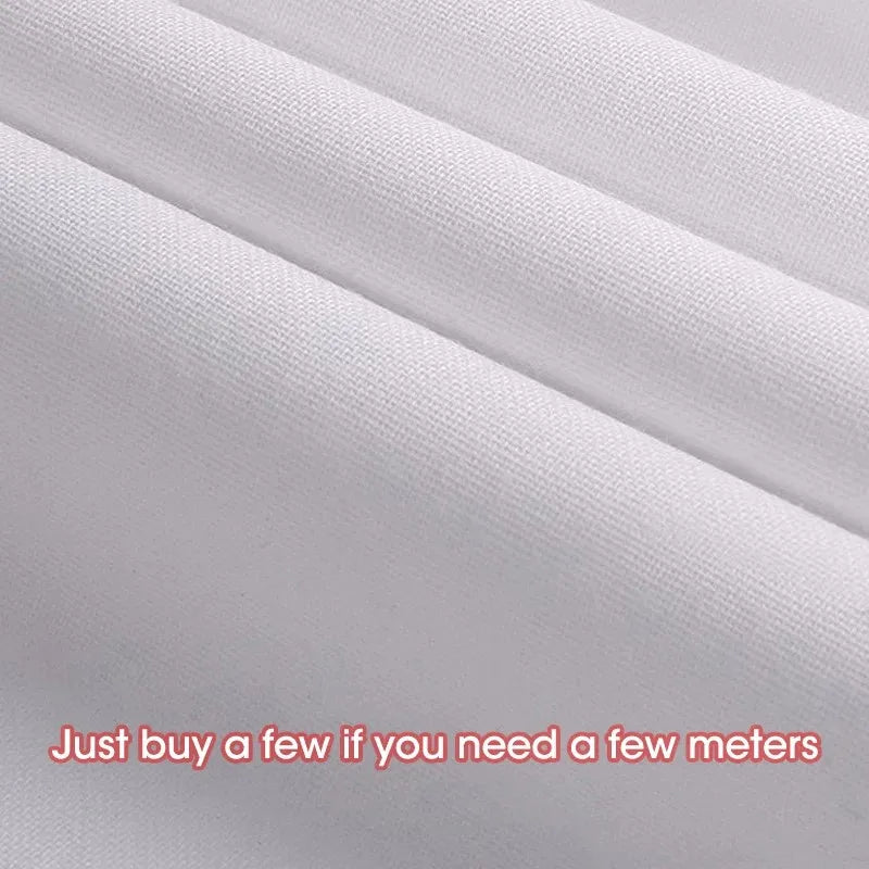 5M/Roll Cotton Canvas Roll,White Blank Specialized Suitable for Oil Painting,Acrylic Pigments