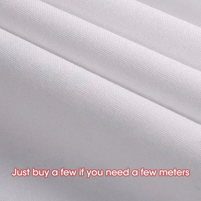 5M/Roll Cotton Canvas Roll,White Blank Specialized Suitable for Oil Painting,Acrylic Pigments