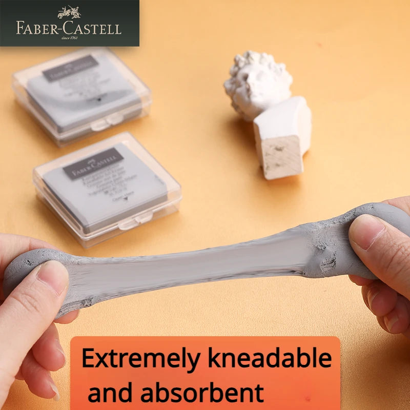 1Pc Faber-Castell  Drawing Art Kneaded Erasers for Correcting,Lightening Charcoal Pencil and Pastel Artists Works