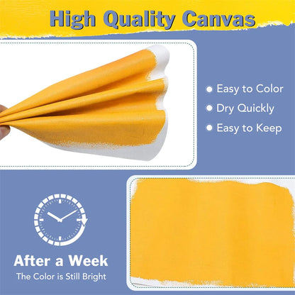 10pcs Square Blank Stretched Canvas Wooden Frames Blank Canvas Ideal for Painting /Decorating Suitable for Oil