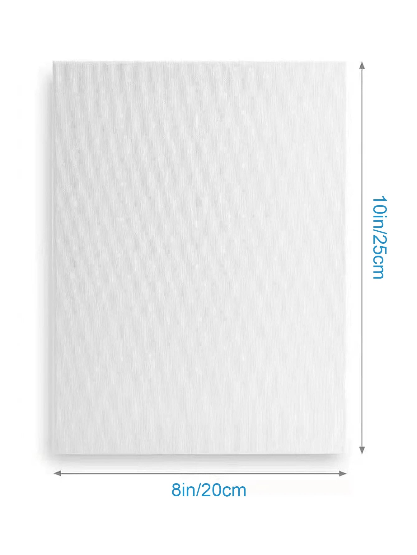 4pcs Stretched Canvas, 8 x 10 Inches ( 20 x 25 cm) Square Blank Canvases, 100% Cotton Canvases for Painting