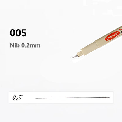 12 Kinds of Manga Markers Needle Pen Art Hand-painted Hook Line Pen