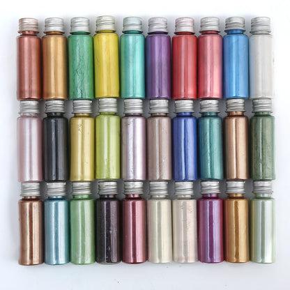 126colors Natural Mica for Soap Colorful Pearlescent Powder Pigment Mica Nail Glitter Pearl Powder epoxy resin