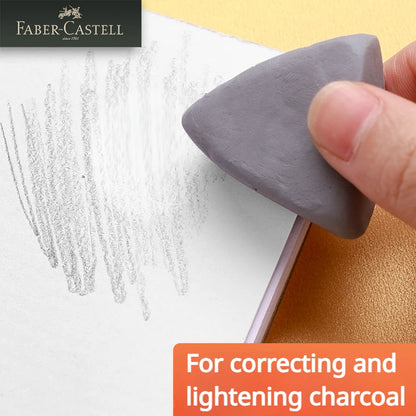 1Pc Faber-Castell  Drawing Art Kneaded Erasers for Correcting,Lightening Charcoal Pencil and Pastel Artists Works