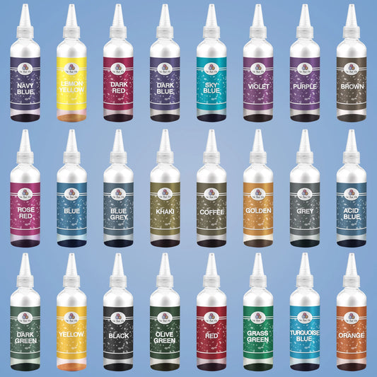 24 Colors 2g Fabric DIY Tie Dye Powder Color Change Free Refurbishment Color Dye For Fabric Clothes Suit Dye Fabric Decorating