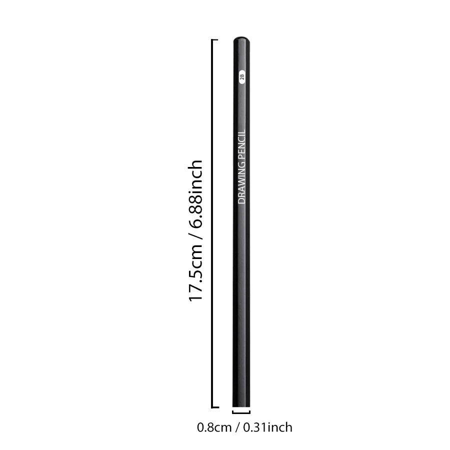 Professional 2H HB B 2B 3B 4B 6B 8B 12B 14B Sketch Drawing Graphite Charcoal Pencils Set Drawing Sketching for Artists Beginners