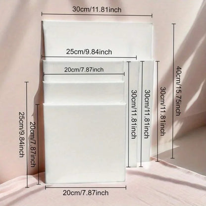 Sturdy Wooden Frame Blank Stretched Canvas, Acid-Free Pre-Coated Artist Canvas Ready for Acrylic Oil Paintings