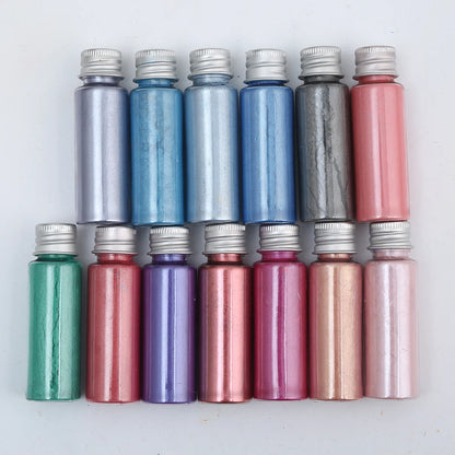126colors Natural Mica for Soap Colorful Pearlescent Powder Pigment Mica Nail Glitter Pearl Powder epoxy resin