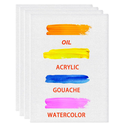 10pcs Square Blank Stretched Canvas Wooden Frames Blank Canvas Ideal for Painting /Decorating Suitable for Oil