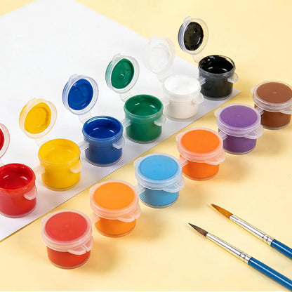 60/120Pcs Empty Paint Pot 10/20Strips 3ml 5ml Mini Paint Container Strip Storage Cup with Lid for Classrooms School Art & Crafts