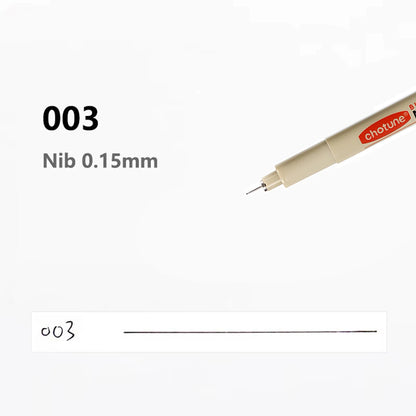 12 Kinds of Manga Markers Needle Pen Art Hand-painted Hook Line Pen