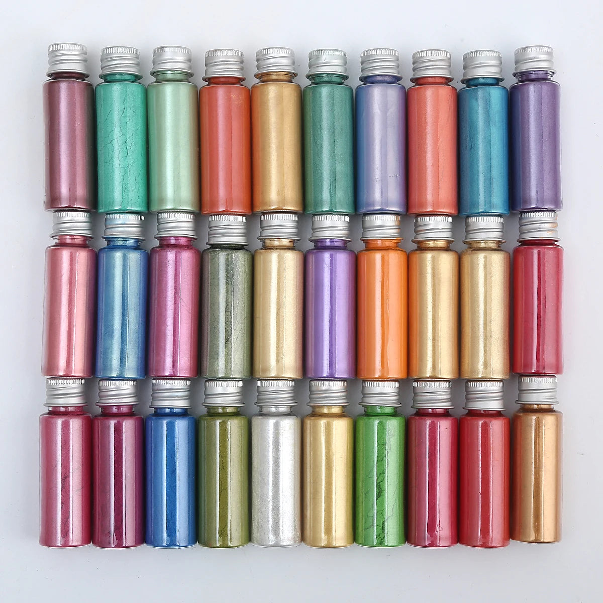 126colors Natural Mica for Soap Colorful Pearlescent Powder Pigment Mica Nail Glitter Pearl Powder epoxy resin