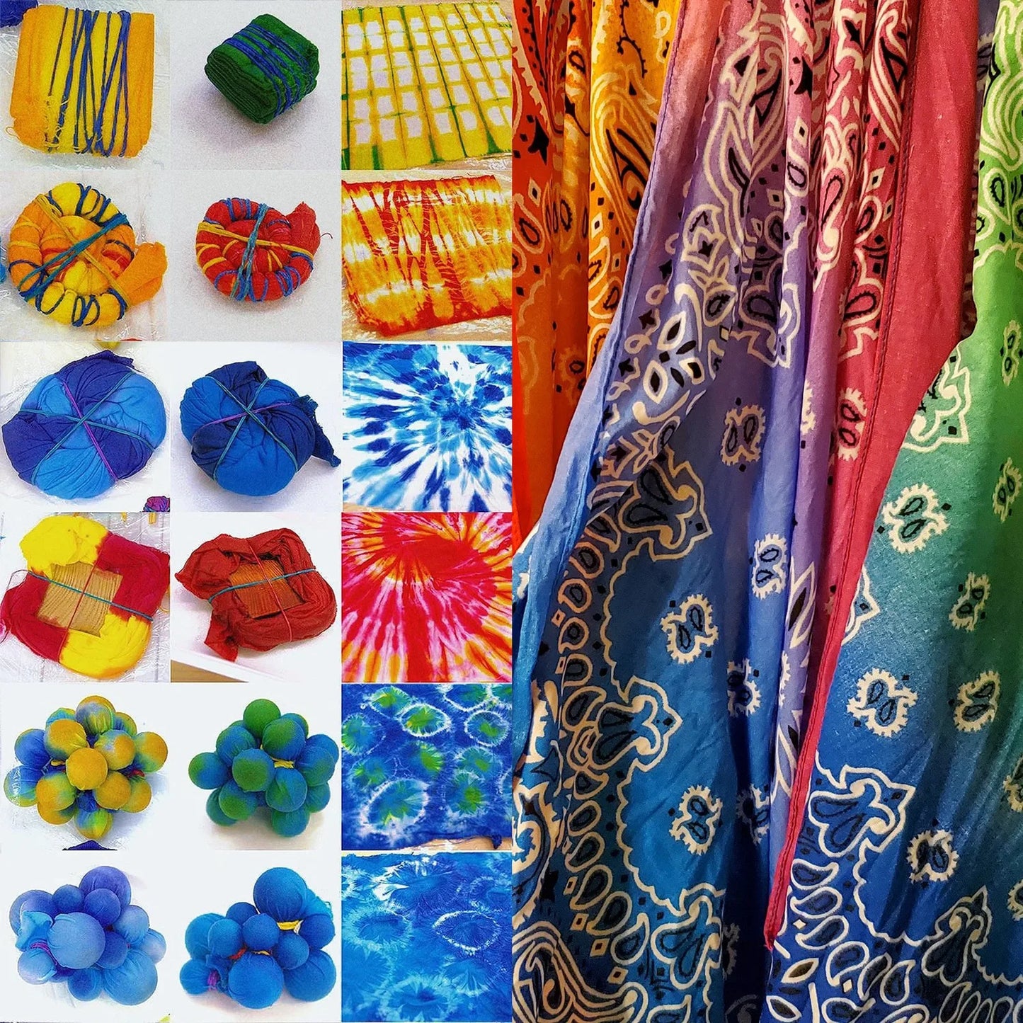50ml/Bottle Fabric Tie Dye Powder Pigments For Cotton Nylon Old Clothing Refurbished Tie Dyeing Powder Color